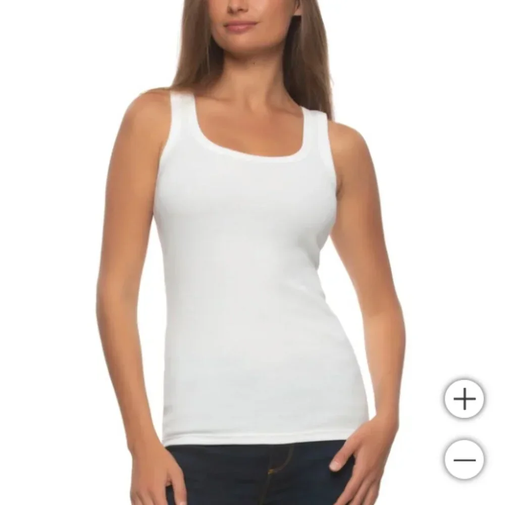 Felina Women's Ribbed Tank, 3-pack - Picture 2 of 5